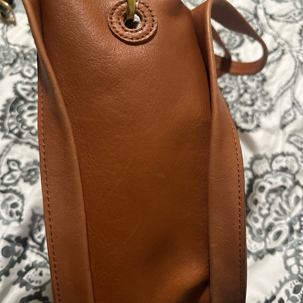 Madewell Rich Brown Leather Shoulder Bag - Picture 4 of 6